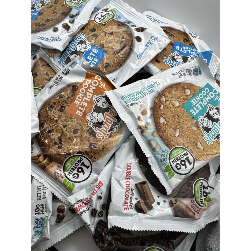 36 ct Lenny Larry's Complete Cookie Protein SEALED Variety Pack 4 Flavors *READ
